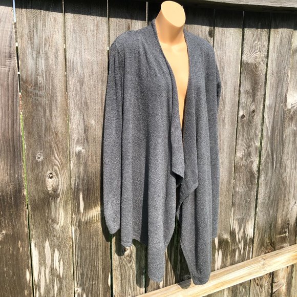 Barefoot Dreams Calypso Open Cardigan Solid L/XL - Picture 2 of 7